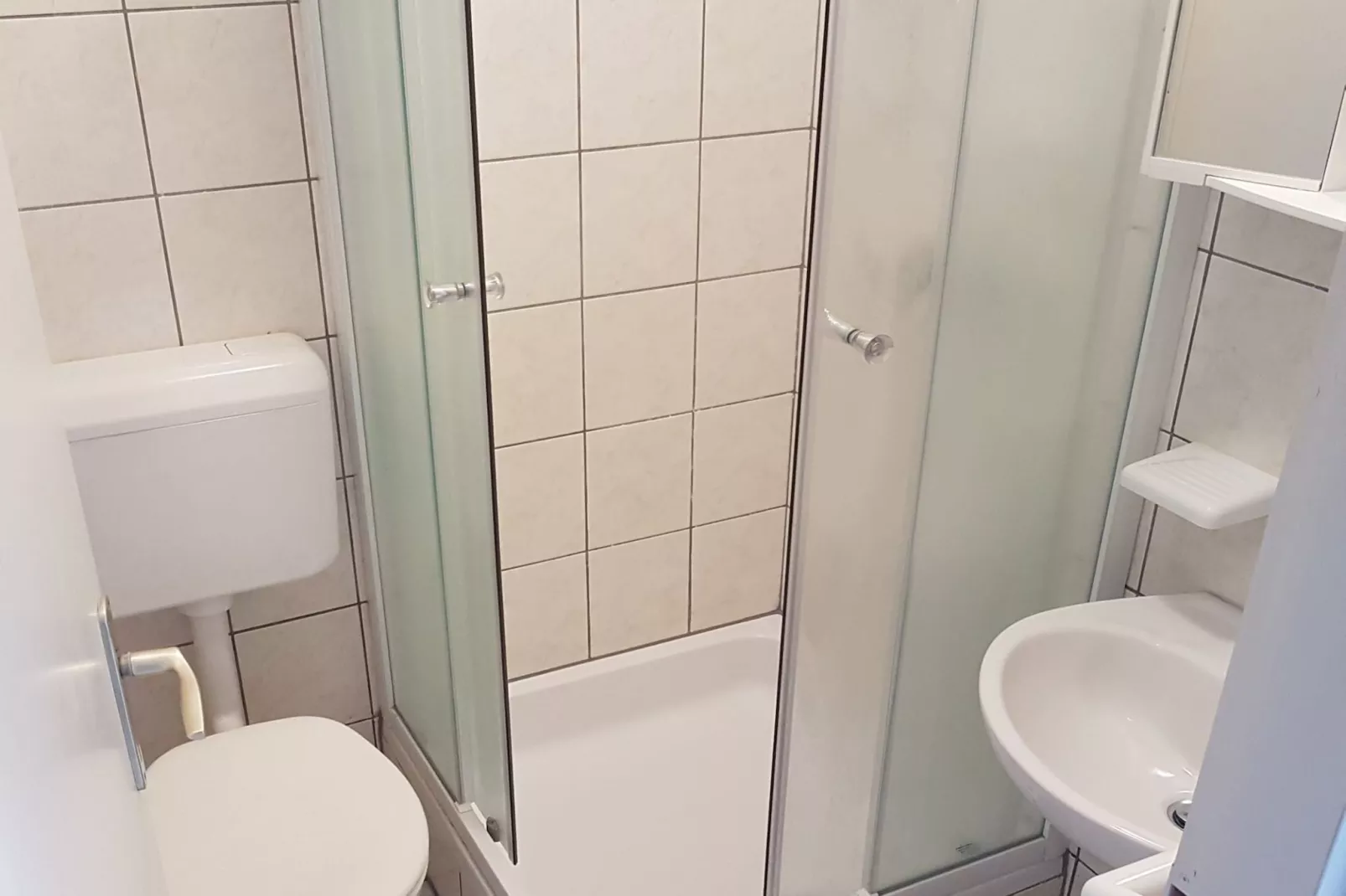 Apartments Danijela & Vlado - One Bedroom Apartment with Balcony and  Garden View-Badkamer