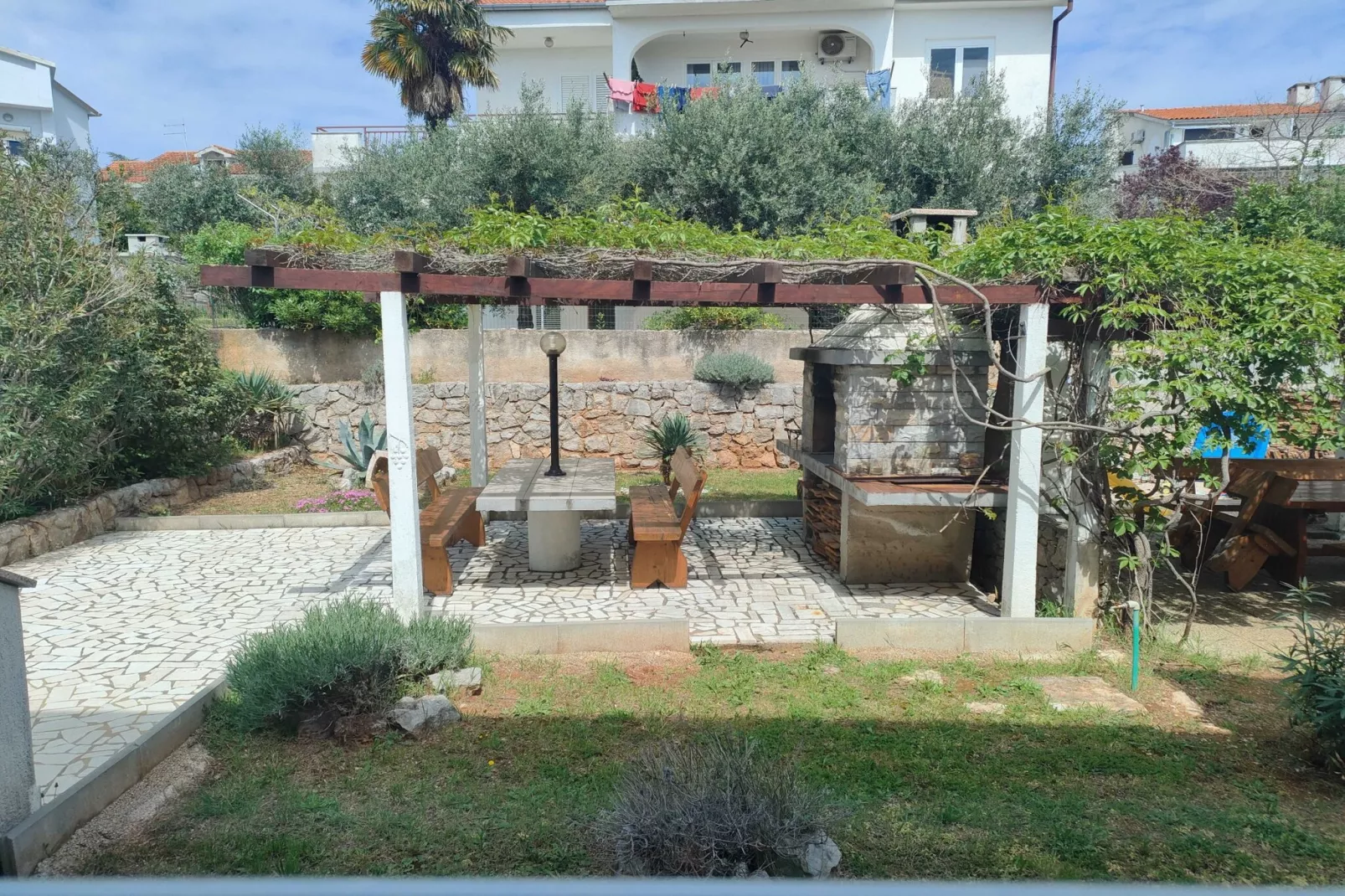 Apartments Krk with Sea View and Terrace - Standard Two Bedroom Apartment with Sea View ant Terrace (owner first floor)-Buitenlucht