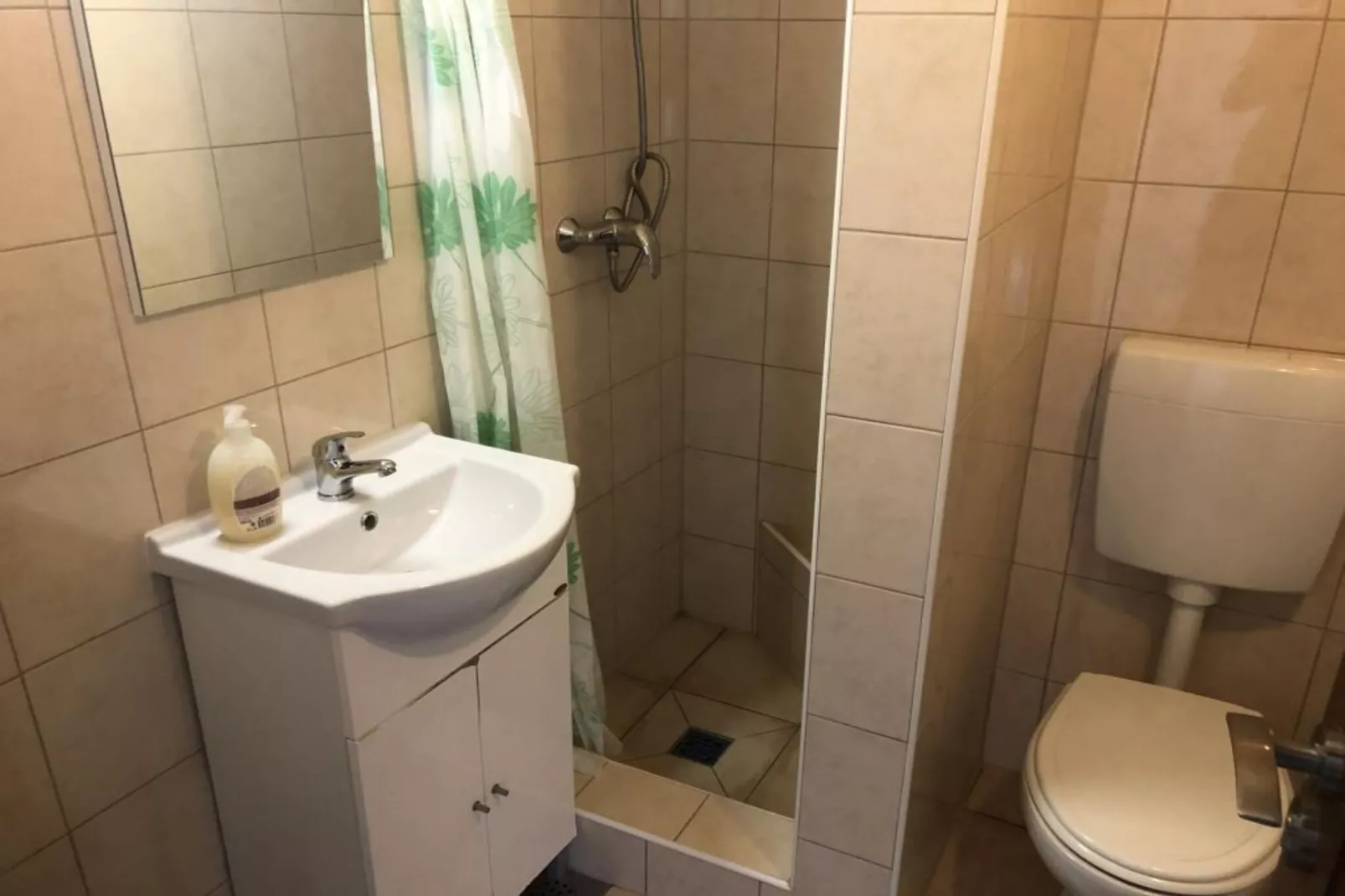 Apartmani Villa Borzic - One Bedroom Apartment with Terarce and Sea View 2-Plitvice-Badkamer