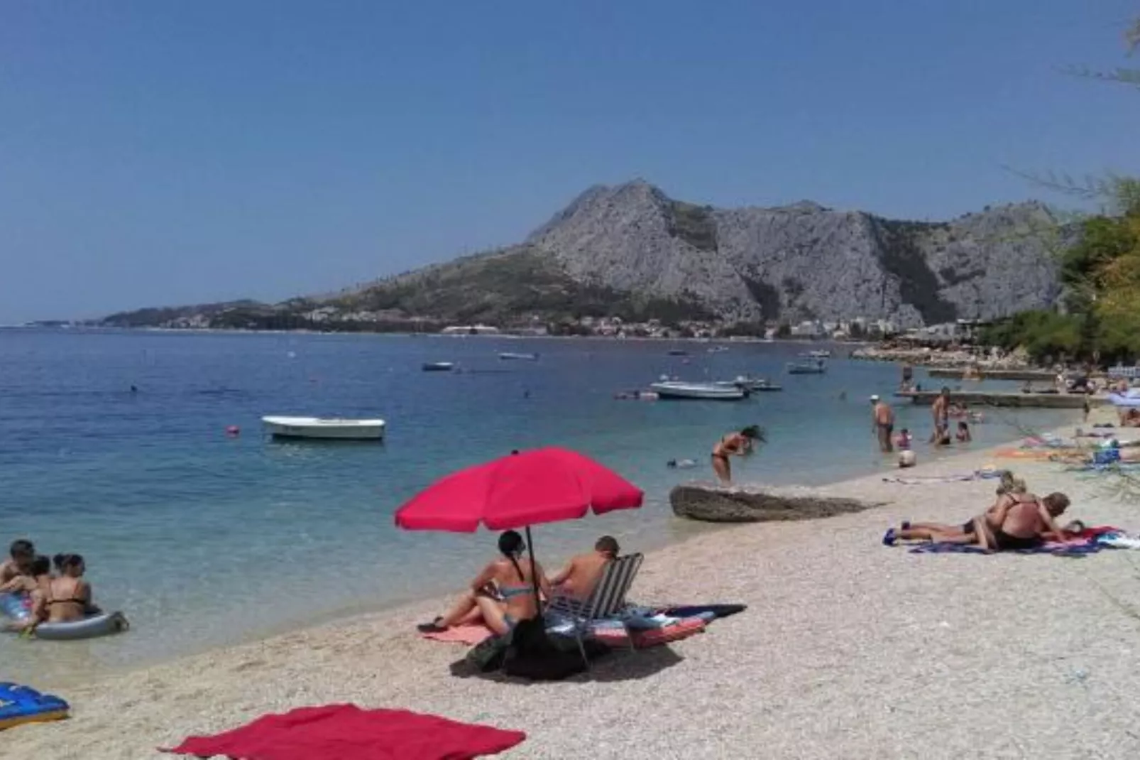 Apartmani Villa Borzic - One Bedroom Apartment with  Terarce and Sea View 1- Omiš-Buitenlucht