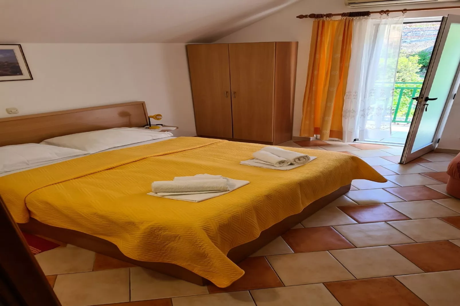 Apartments Pansion Franka 3* - Two Bedroom Apartment with Sea View and Terrace - APT 12-Slaapkamer