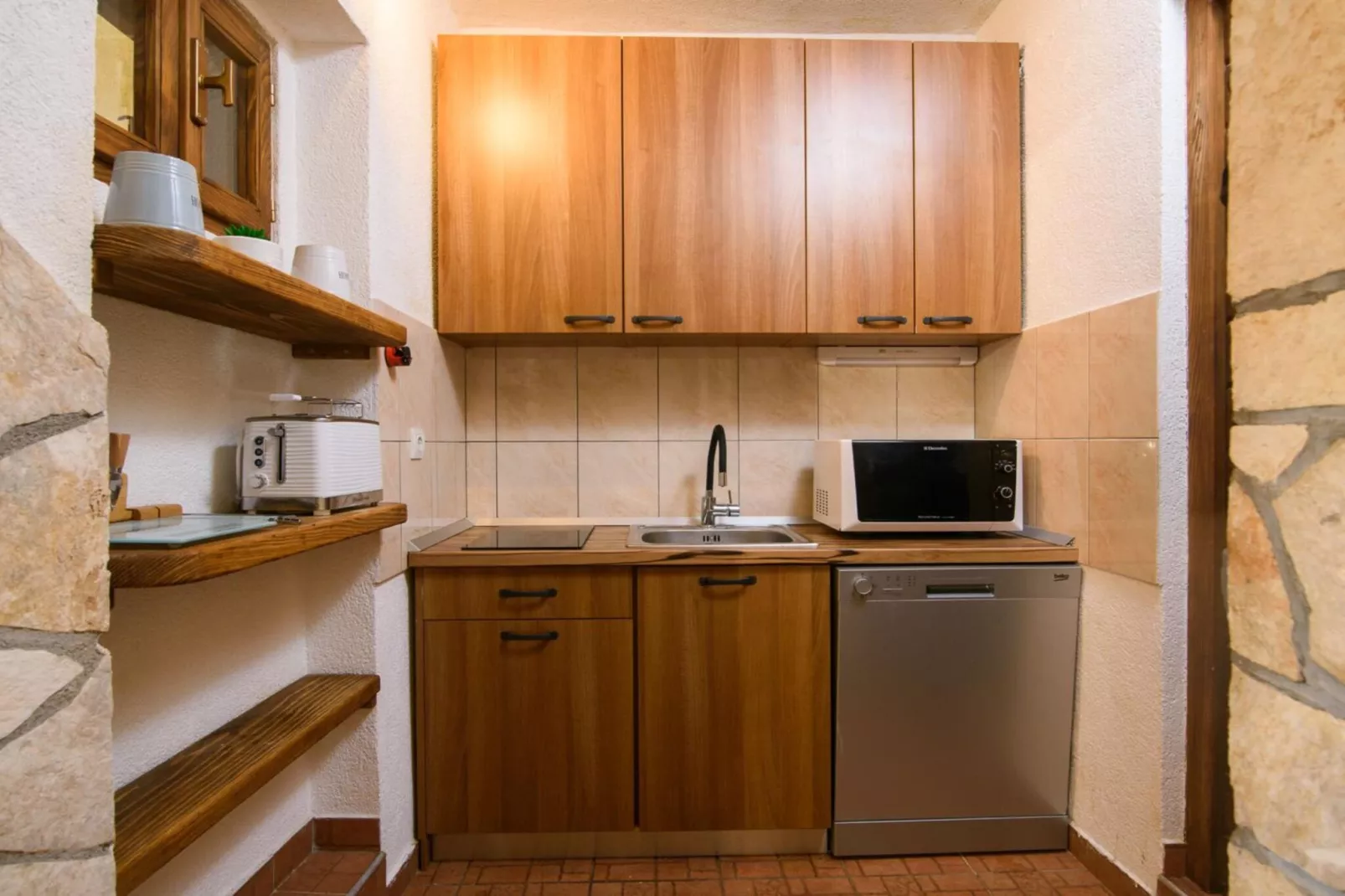 Vila Ive winter spa Podumci-Keuken