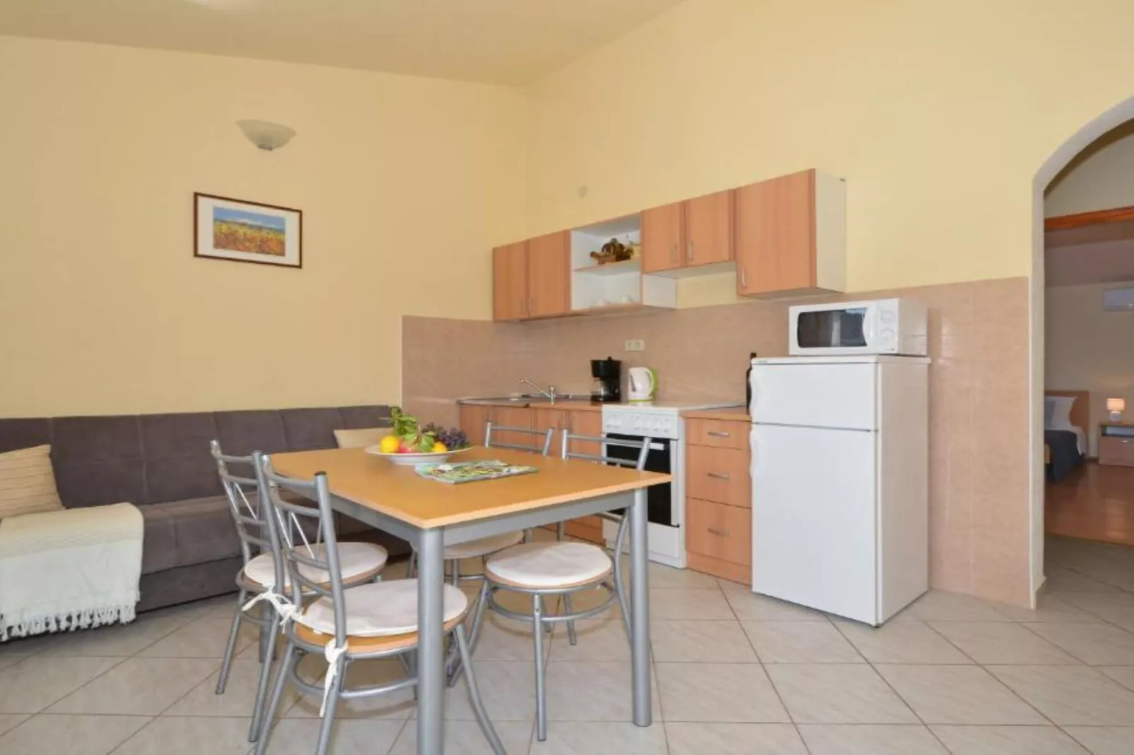 Apartments Nina - Two Bedroom Apartment with Balcony A1-Keuken