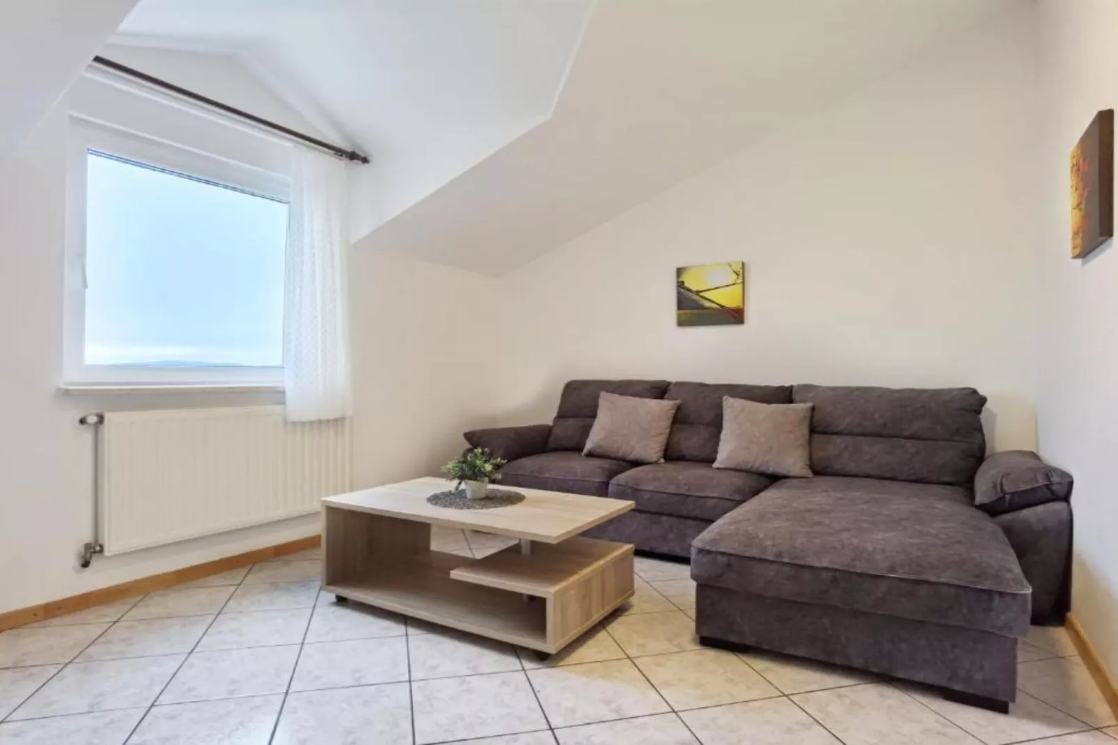 Villa Sanja - One Bedroom Apartment with Balcony and Sea View 5-Woonkamer