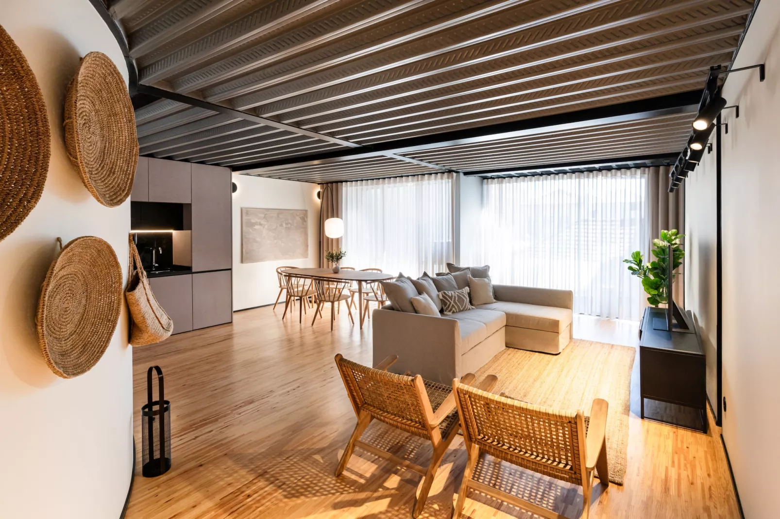 Feel Porto Matosinhos City Flat II-Woonkamer
