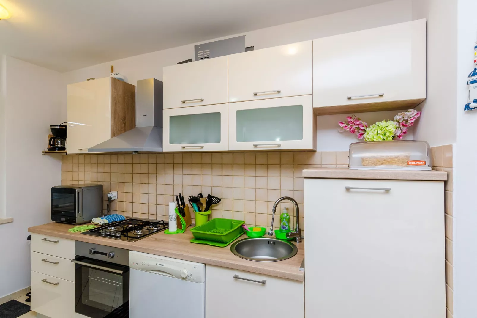 Apartments Captain - Superior One Bedroom Apartment with Terrace (4 Adults)-Keuken
