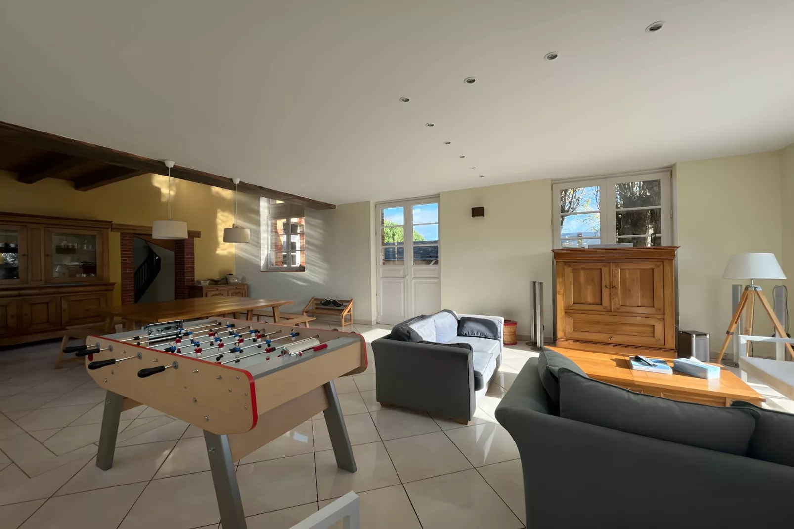 L'Ecolière - Piscine Chauffée - 14p - Rêve au Mans-Woonkamer