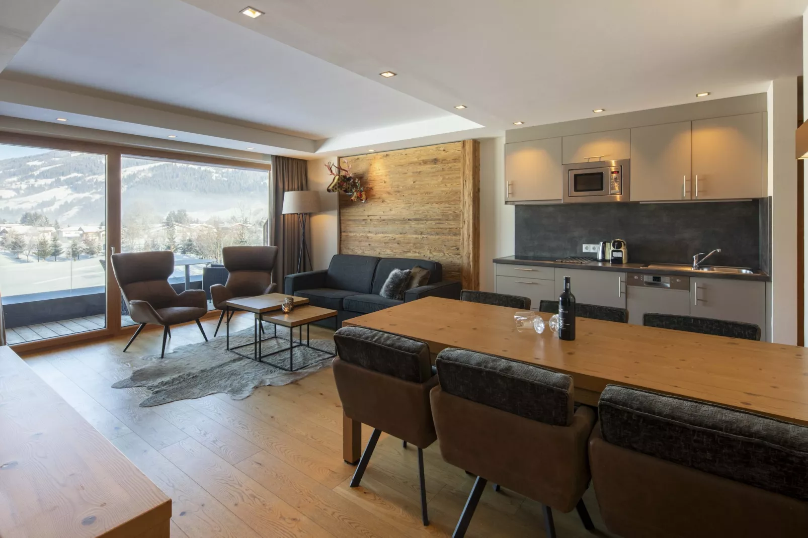 Berg & Golf Apartments Westendorf 2-Keuken