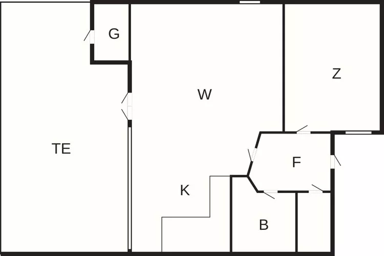 3 Personen vakantie huis in Tranekær-Plattegrond