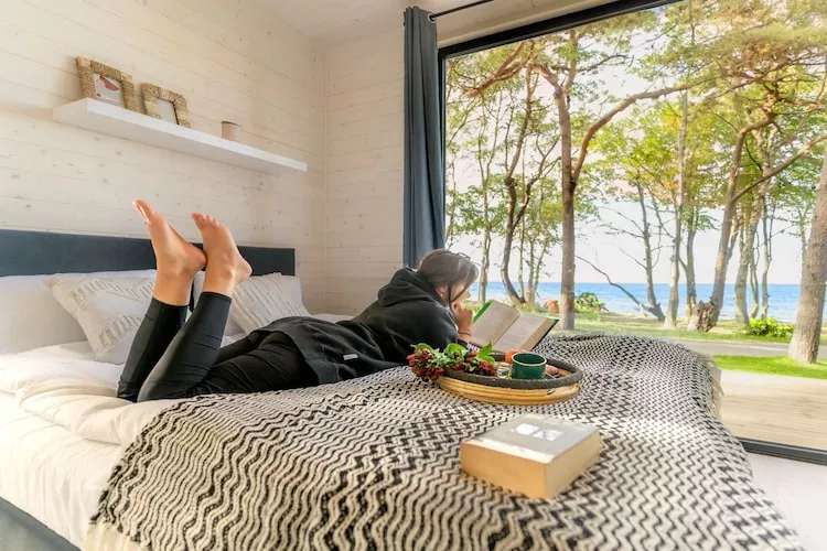 Domki przy plaży Ustronie Morskie-Slaapkamer