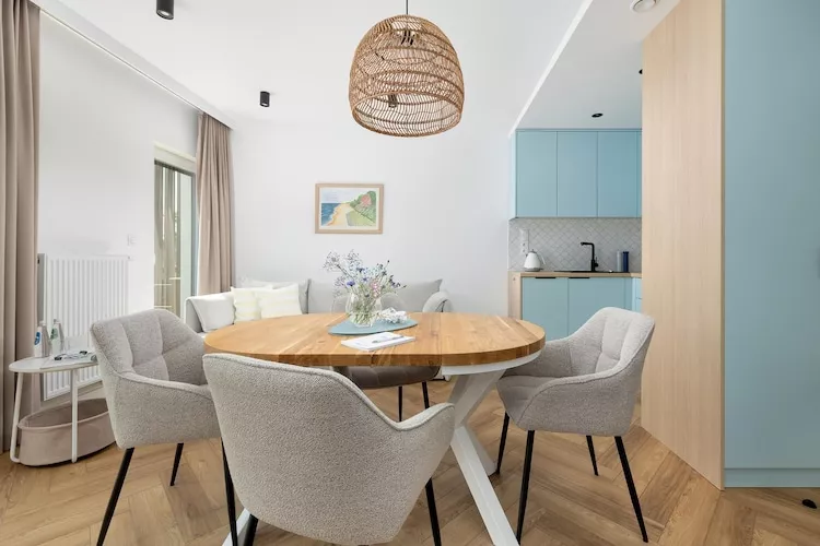 Apartament Pałacowa 4-4 Trzęsacz-Eetkamer