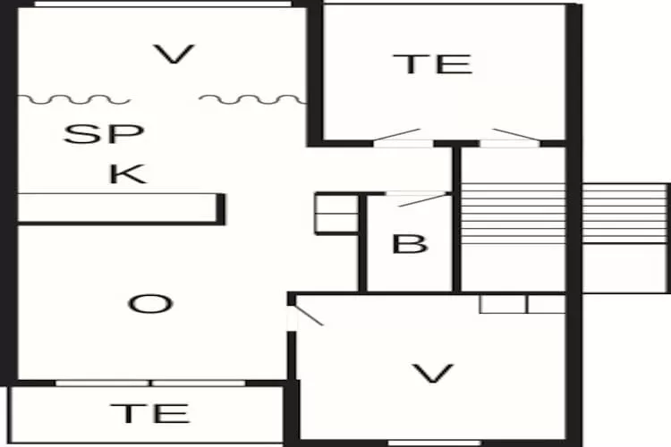 2½ room,ground/1.floor-Plattegrond