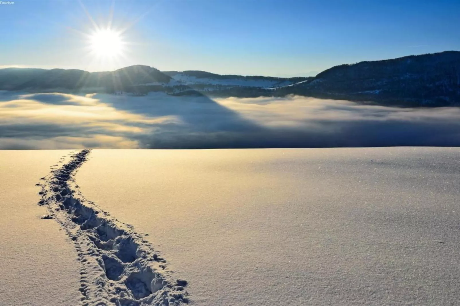 Chalet Edge-Gebied winter 5km