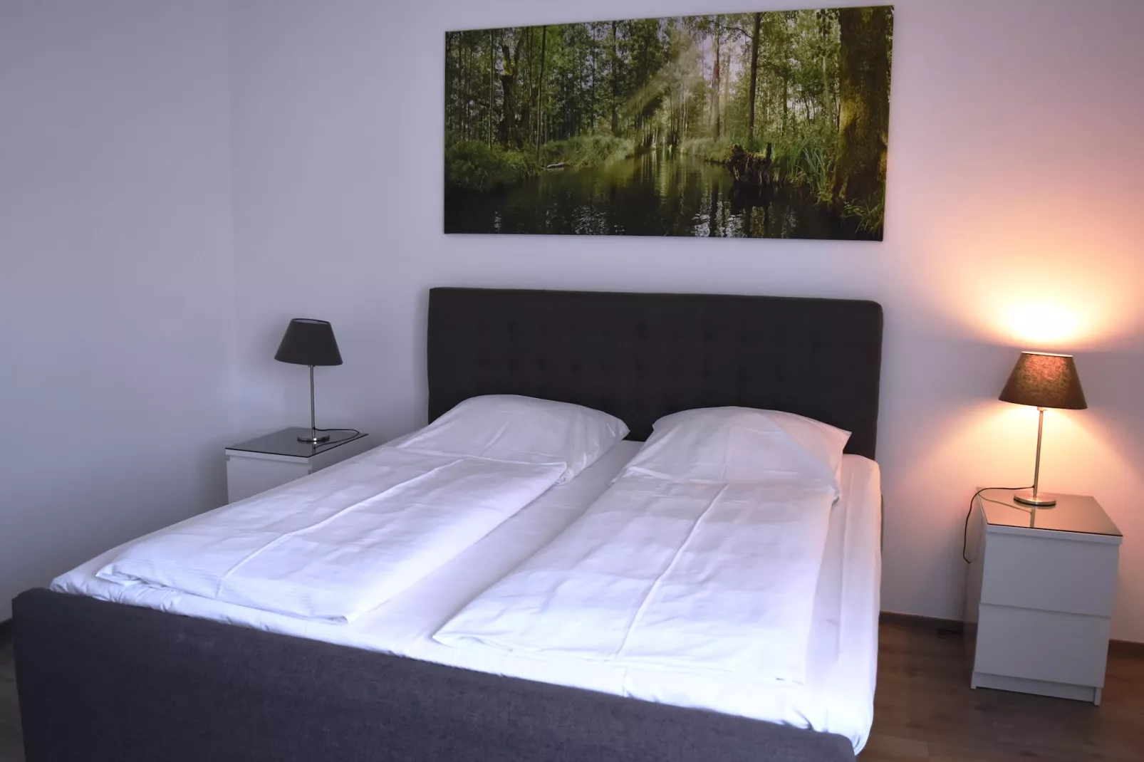Apartment 65 qm mit Spreeblick-Slaapkamer