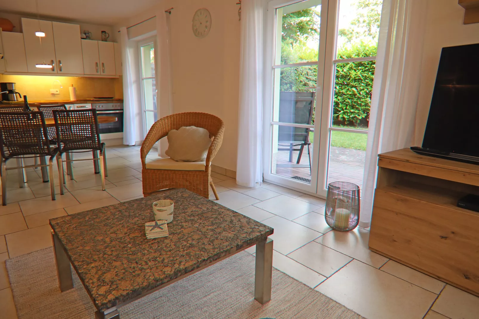 Wohlfühlen am Meer-Eetkamer