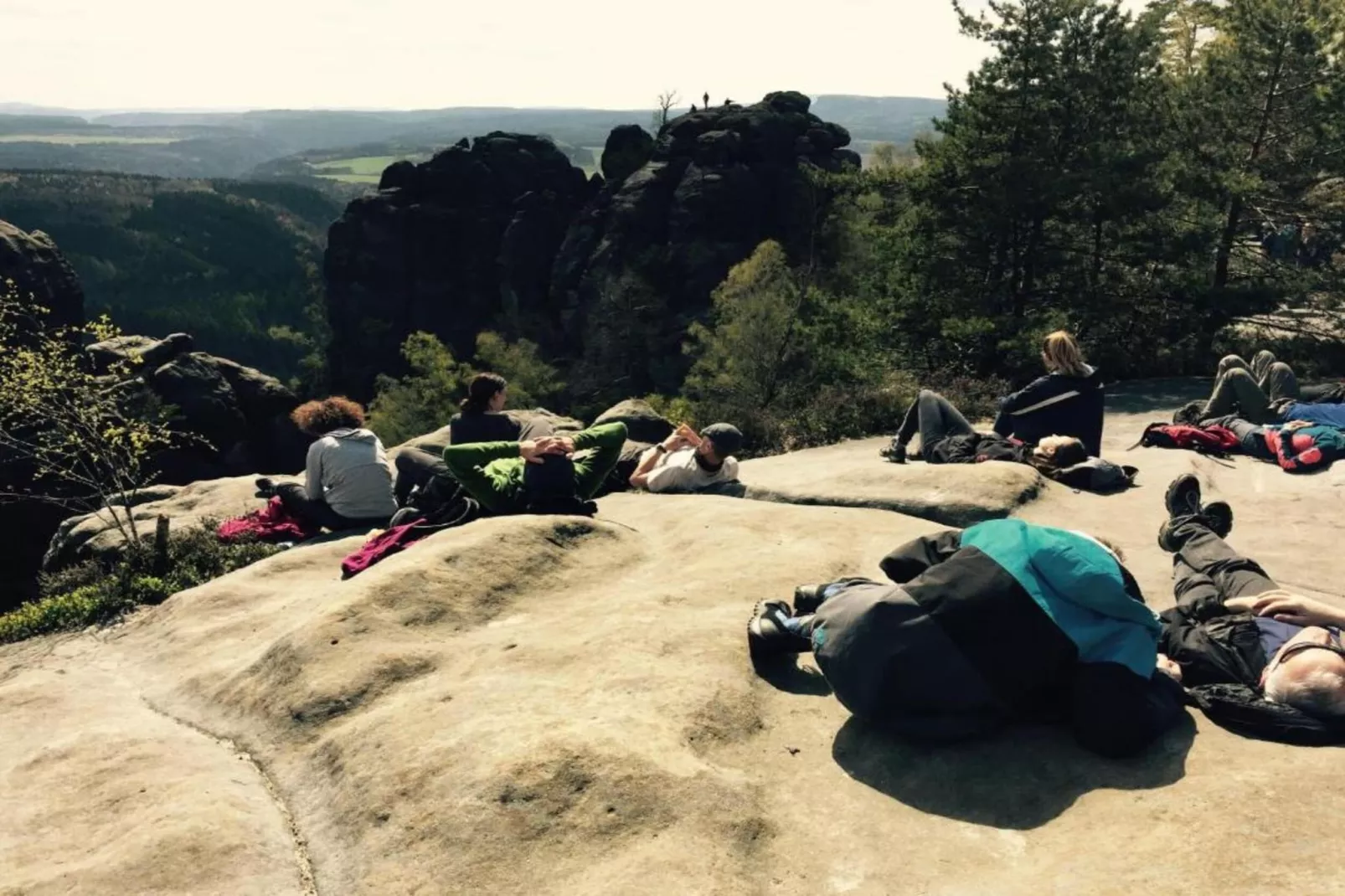 Sächsische Schweiz-Gebieden zomer 20km
