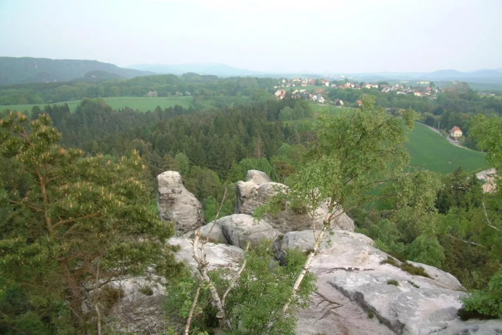 Im Elbsandsteingebirge-Gebieden zomer 5km
