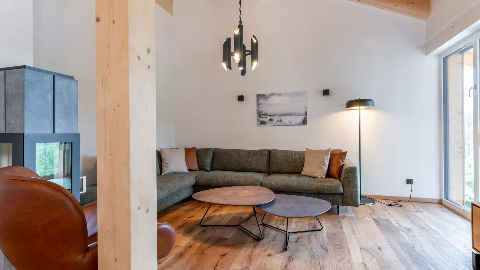 The Cosy Bear Lodge-Woonkamer