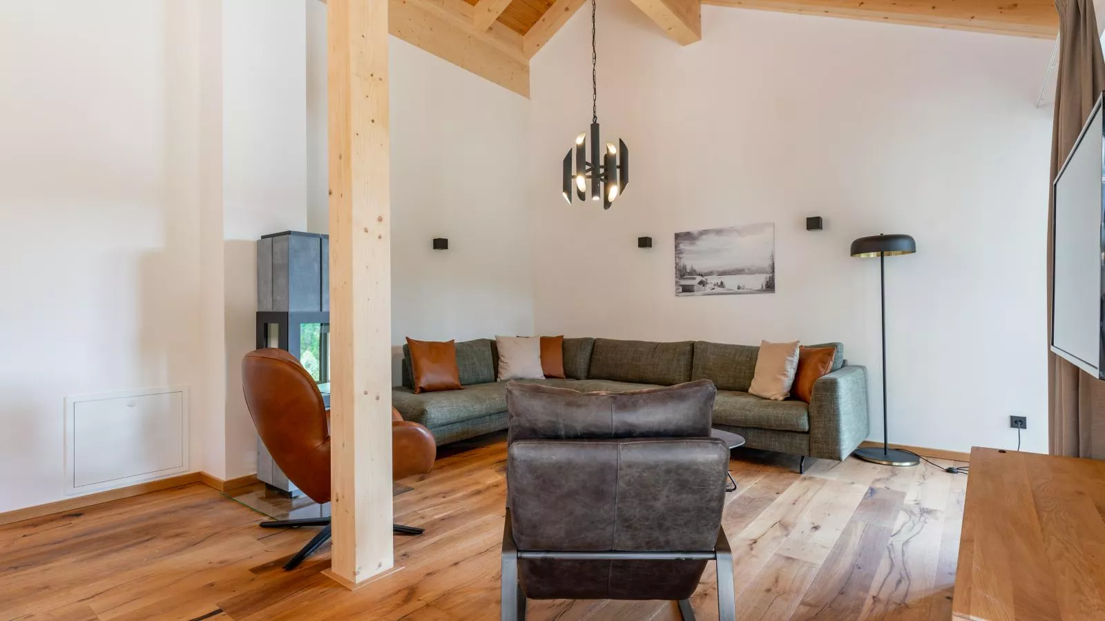 The Cosy Bear Lodge-Woonkamer