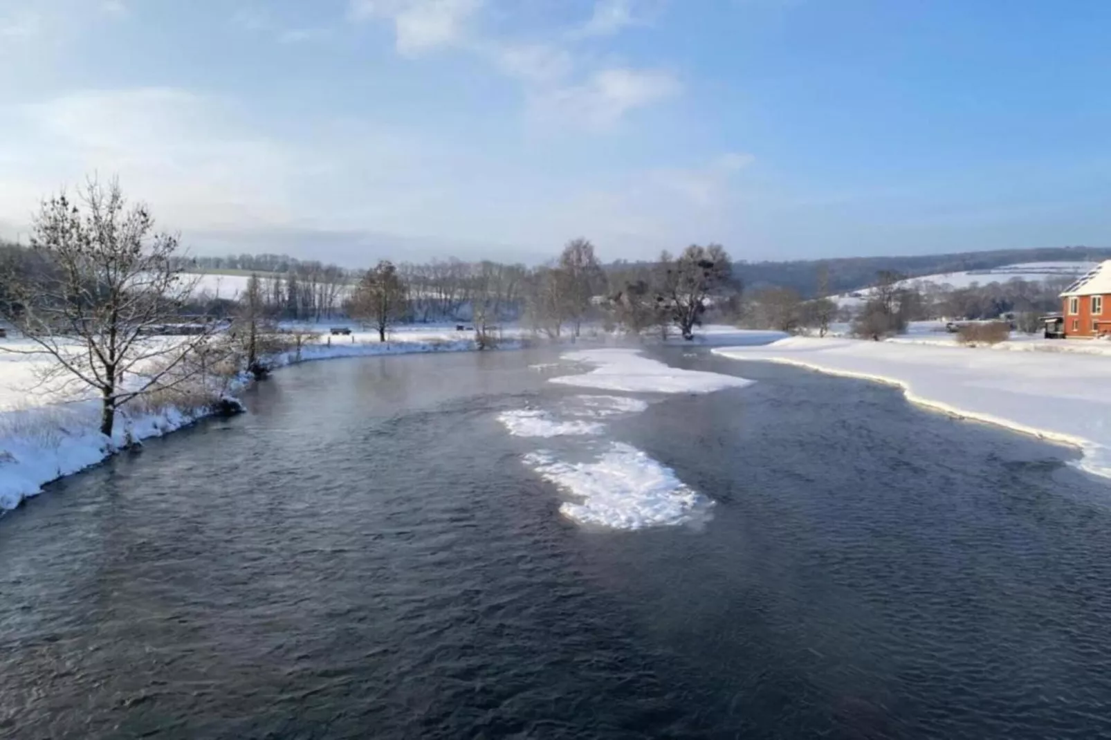 Nieheim-Merlsheim-Gebied winter 20km