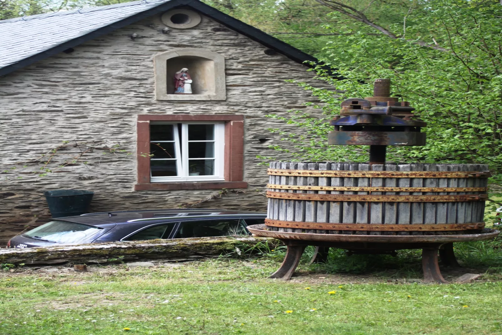 Alte Mühle-Buitenkant zomer