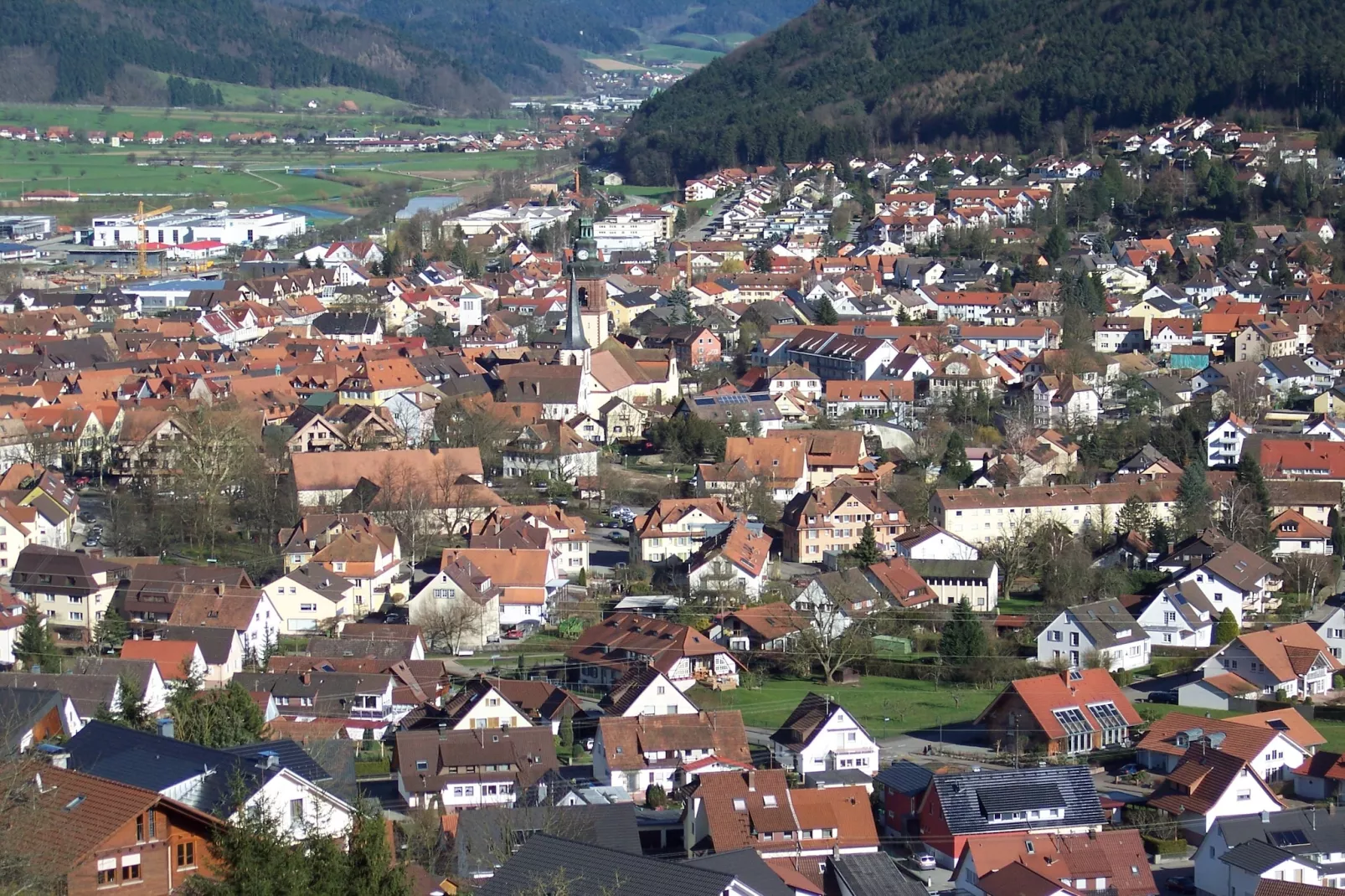 Im Kinzigtal-Gebieden zomer 1km