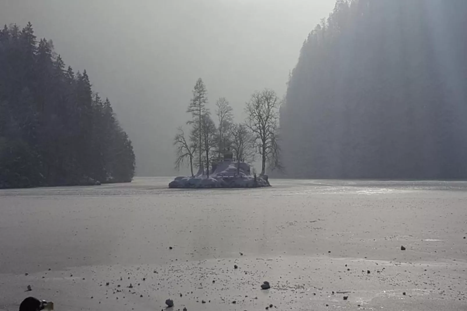 Im Chiemgau-Gebied winter 20km