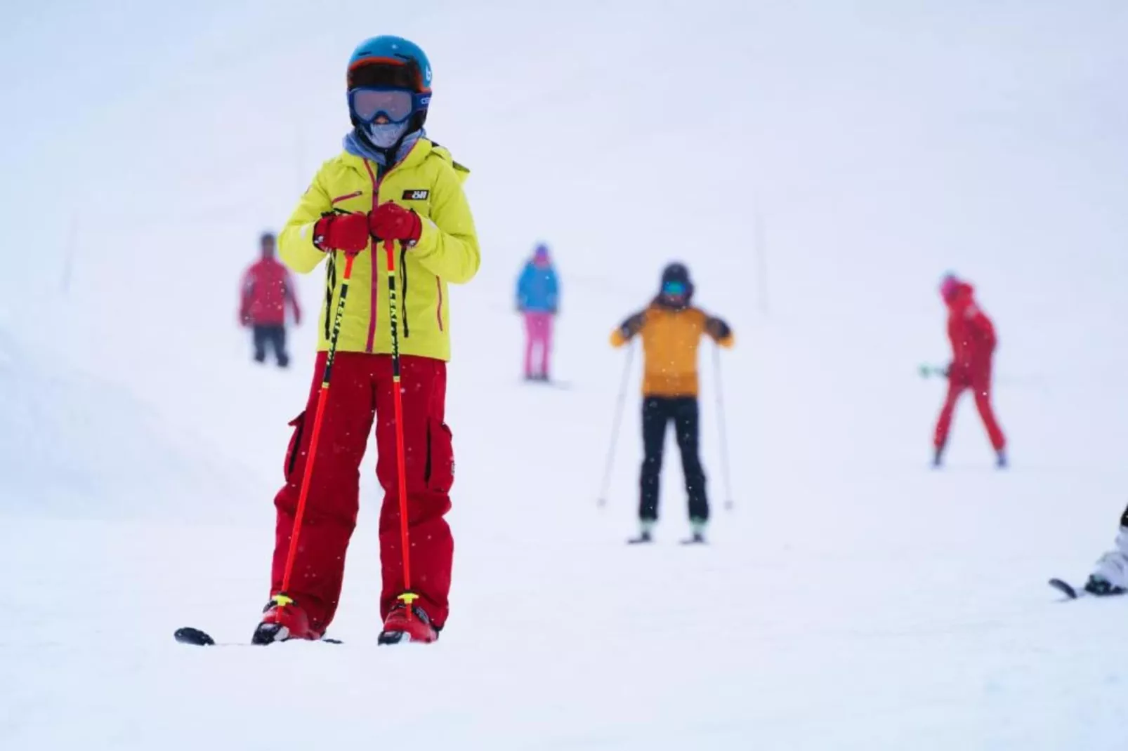 Resort les Portes du Mont Blanc 6-Gebied winter 5km