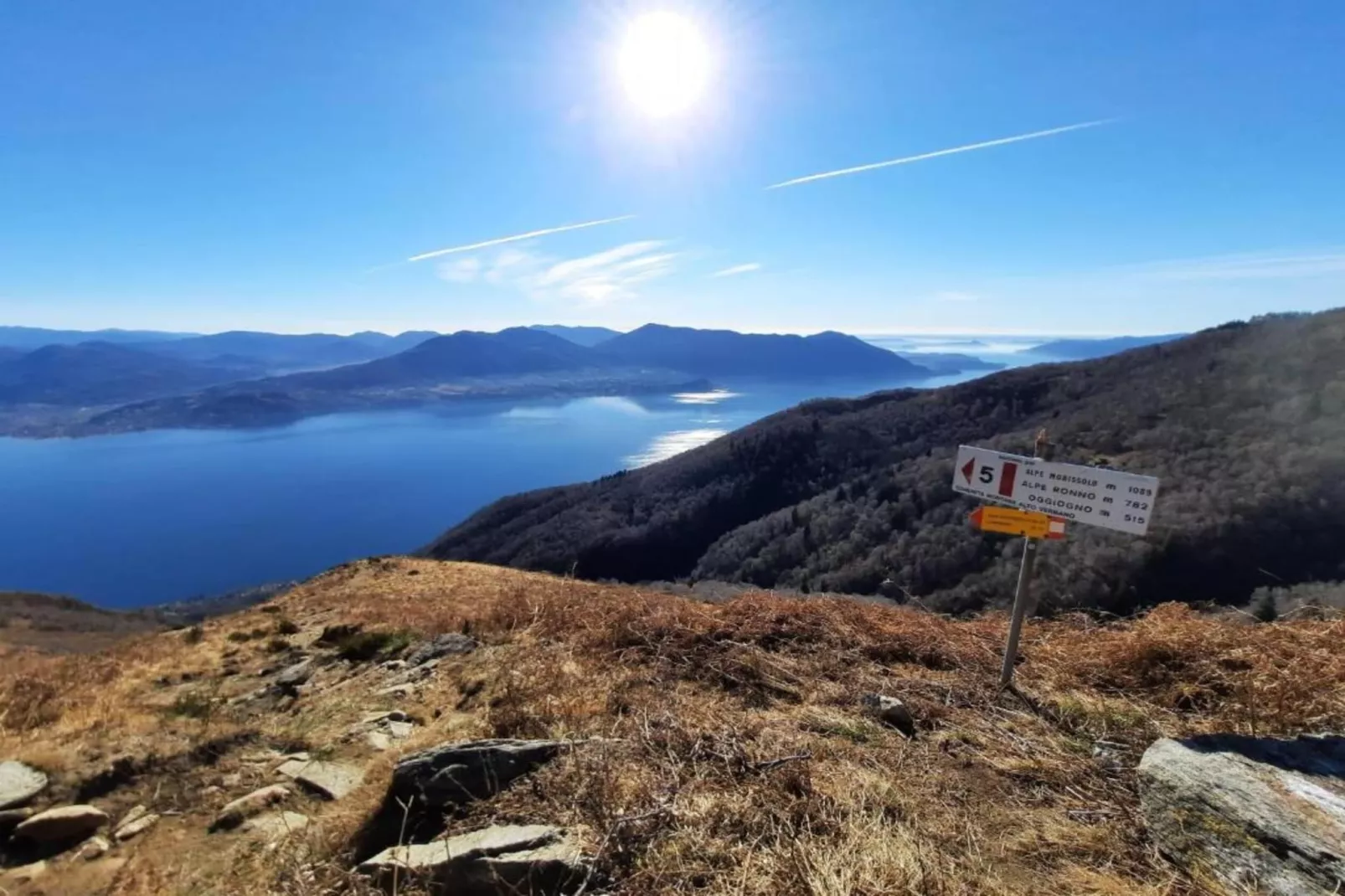 Cannero Casa Iva-Gebieden zomer 5km