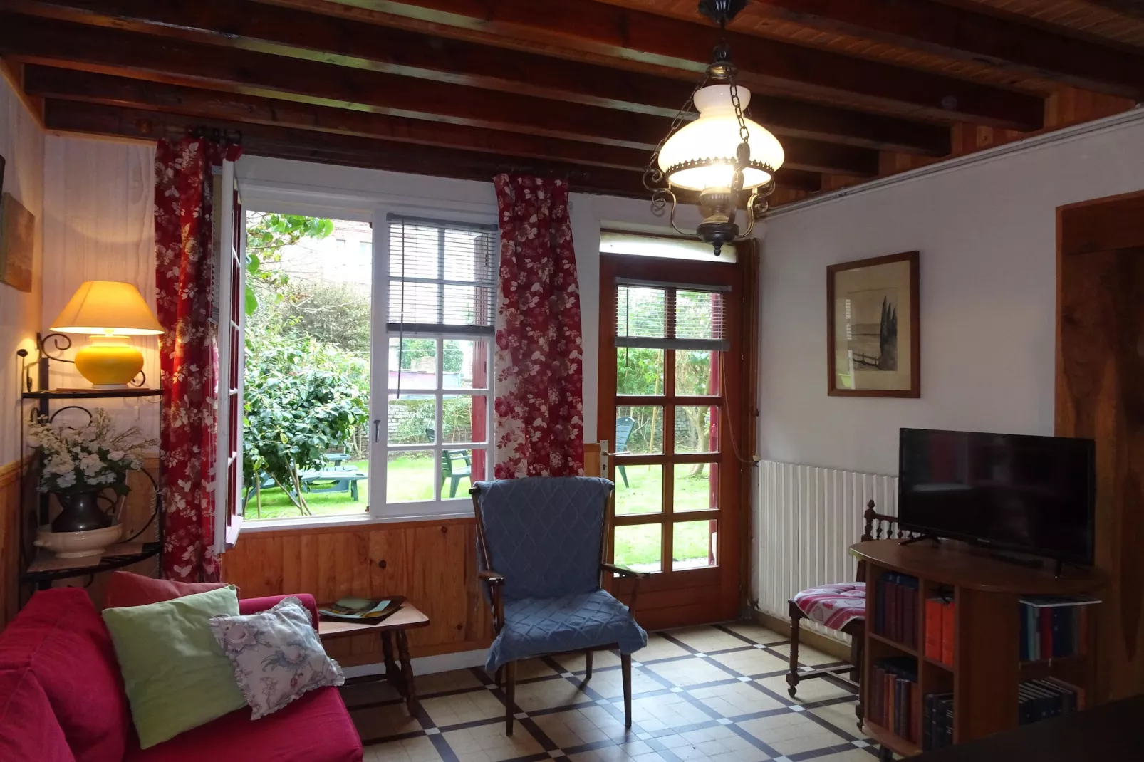 Semi-detached house Etretat-Woonkamer