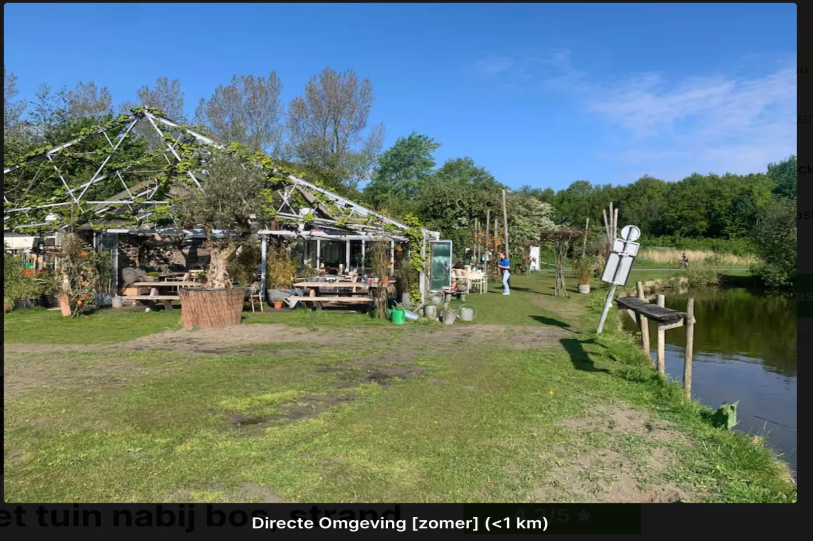 Casa Duna-Gebieden zomer 5km