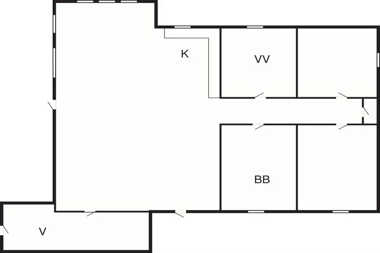 Unieke retraite in Vejby -- By Traum Ferienwohnungen-Plattegrond