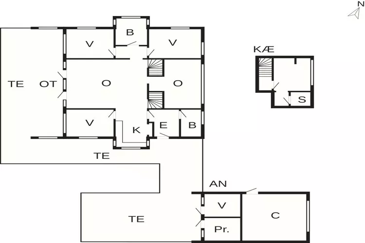 5 sterren vakantie huis in Løkken-By Traum-Plattegrond