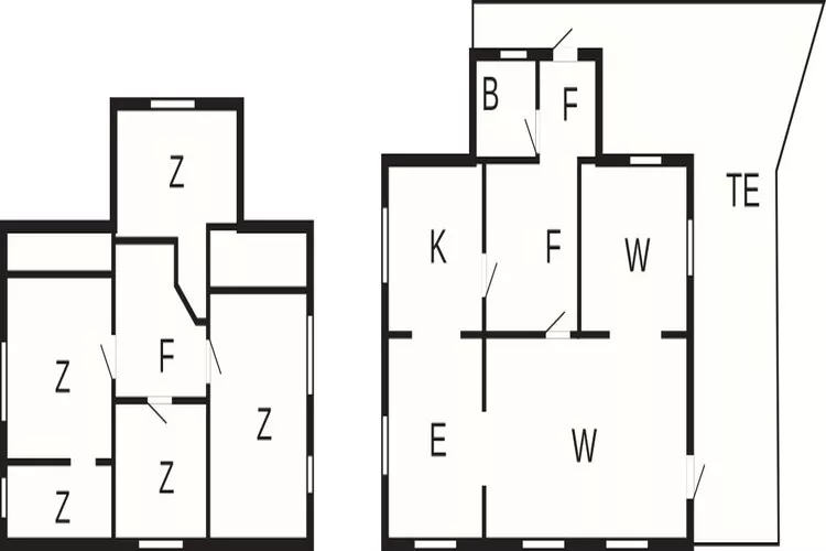 9 Personen vakantie huis in Åram-Plattegrond