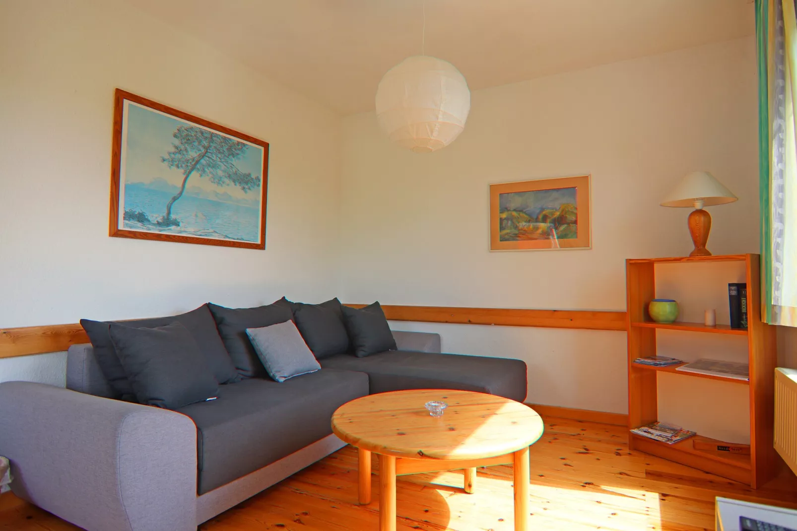 Ferienhäuser Inselblick / Ferienhaus 4 60 qm-Woonkamer