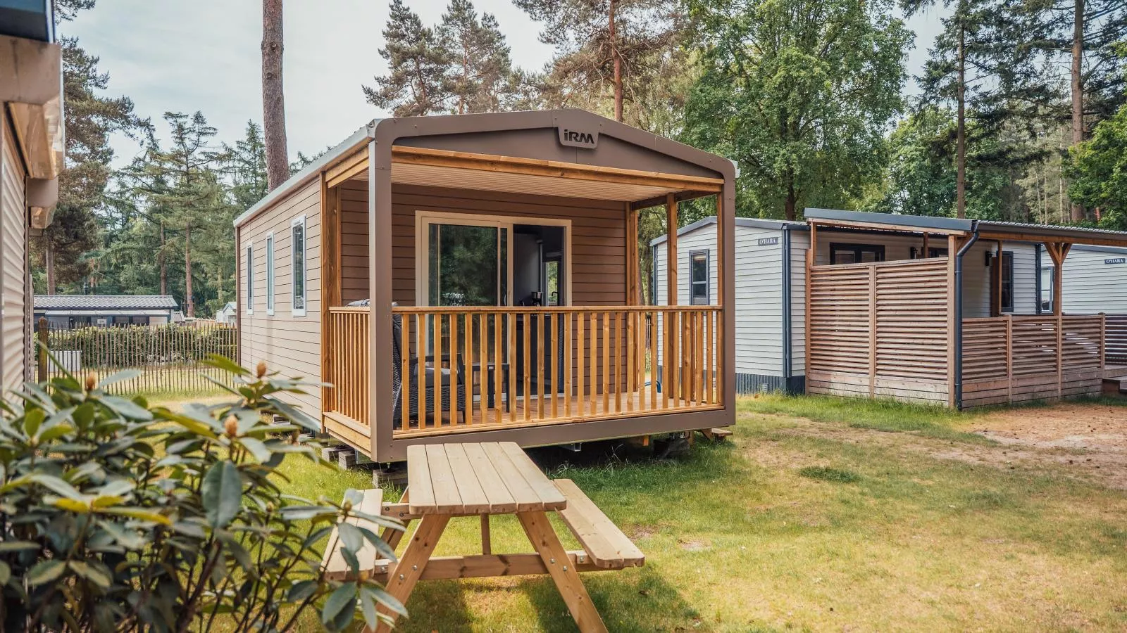 Loggia Wood-Buitenkant zomer