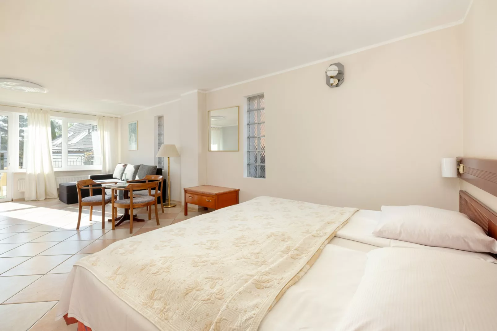 Studio wakacyjne nr 8 dla 2 osób Rewal-Slaapkamer