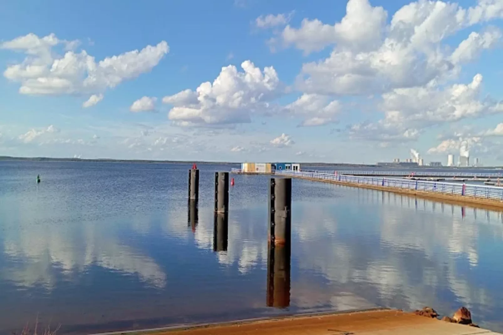 Hausboot am Bärwalder See-Gebieden zomer 5km