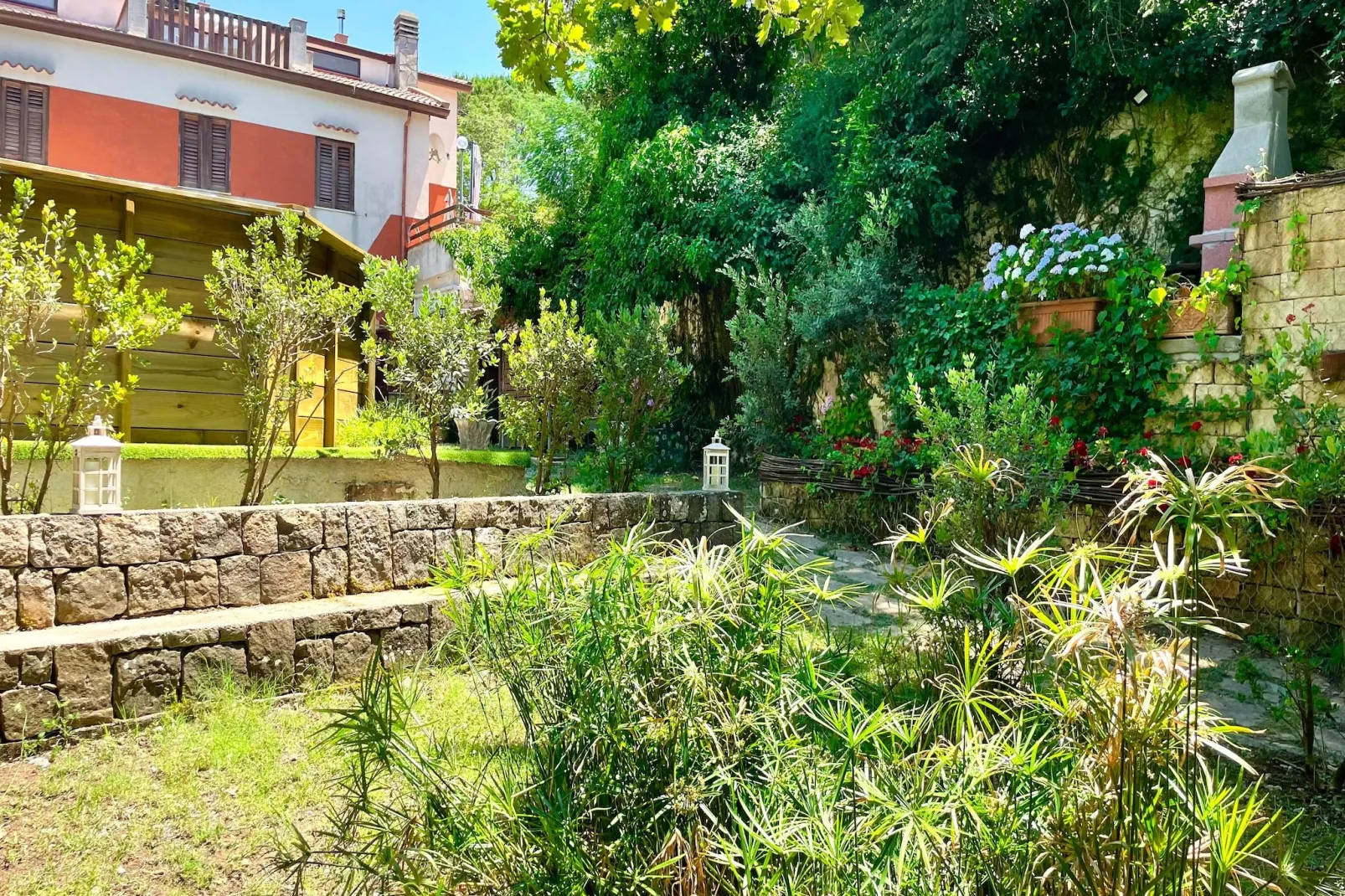 Villa Castelbuono-Tuinen zomer