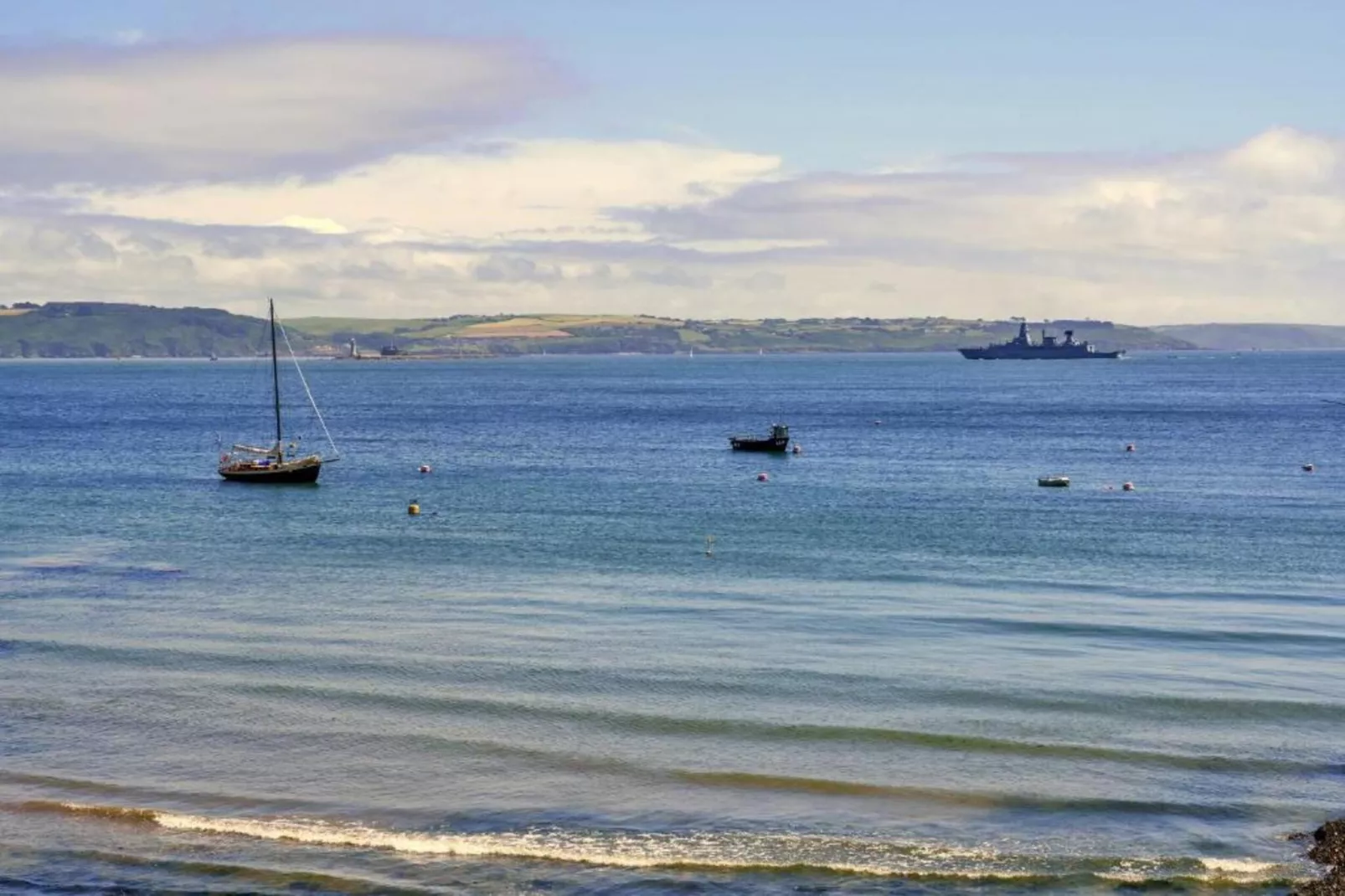 Cawsand Cottage-Gebieden zomer 1km