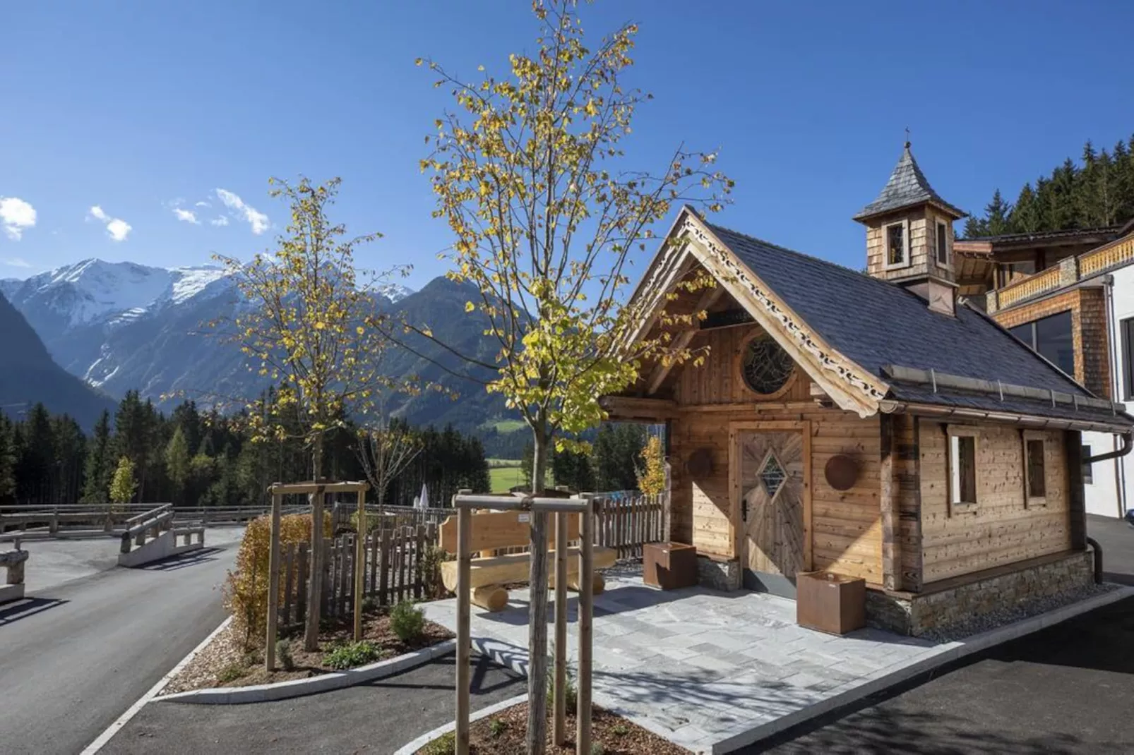 Nationalpark Chalet Weissspitze-Hal-ontvangst