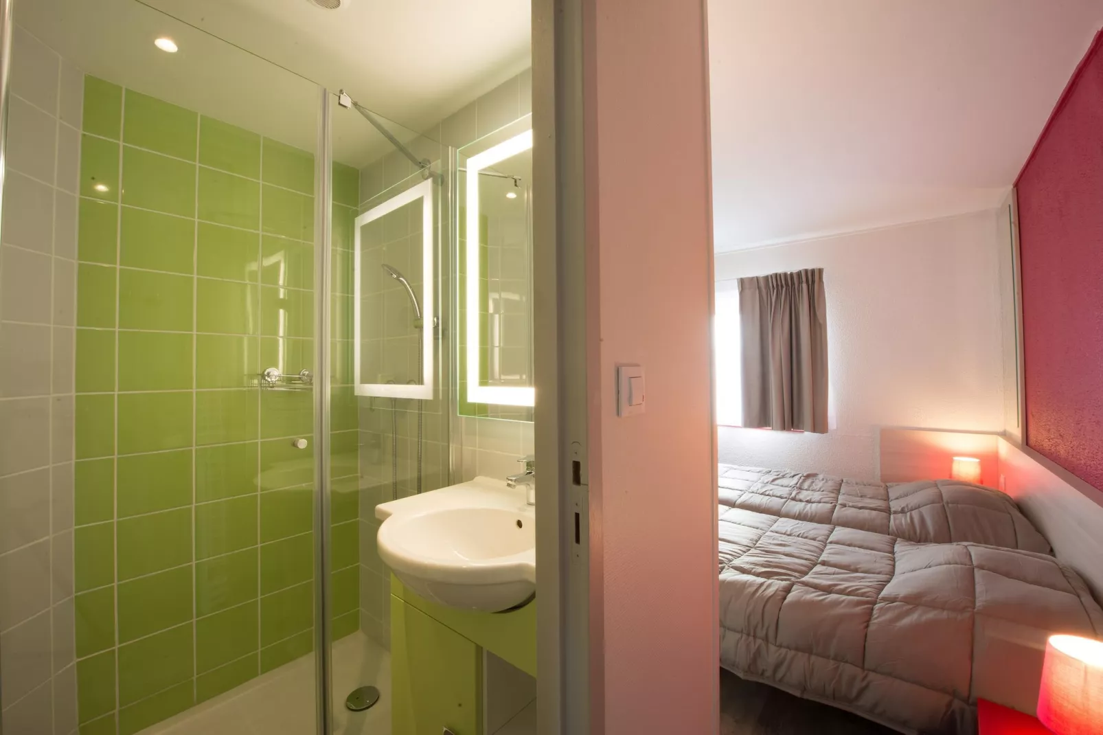 Gîte 3 Pièces 5 Personnes 1 bébé/Blériot-Plage-Badkamer