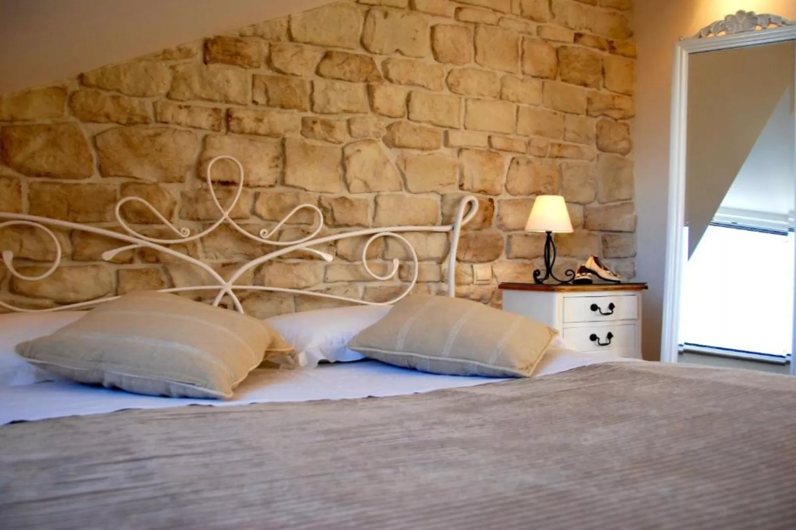 Villa Mediterranea - Studio with Sea View (C)-Slaapkamer