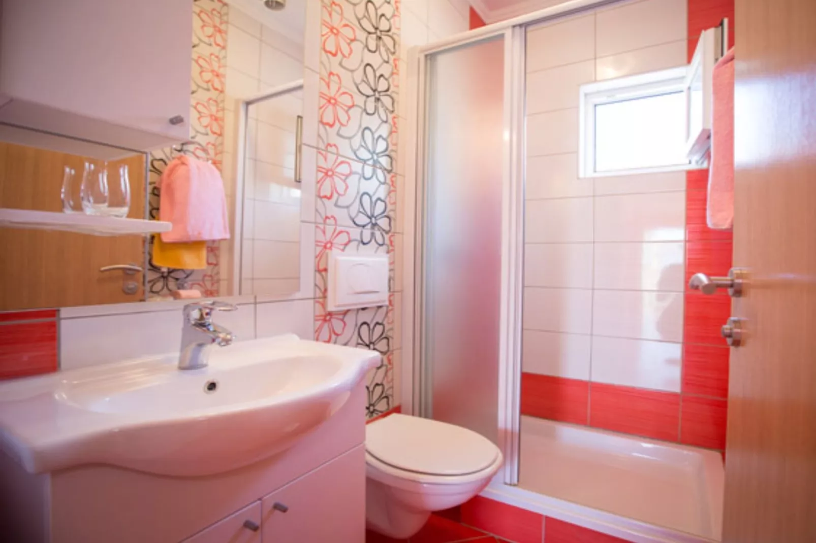 Apartments Zora - Comfort One Bedrom Apartment with Balcony A3-Badkamer