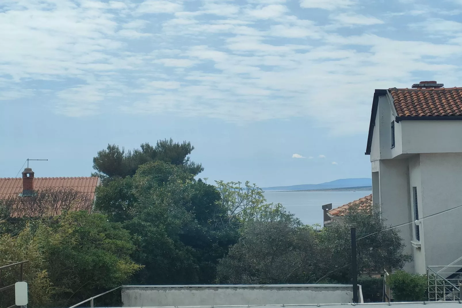 Apartments Krk with Sea View and Terrace - Standard Two Bedroom Apartment with Sea View ant Terrace (owner first floor)-Uitzicht