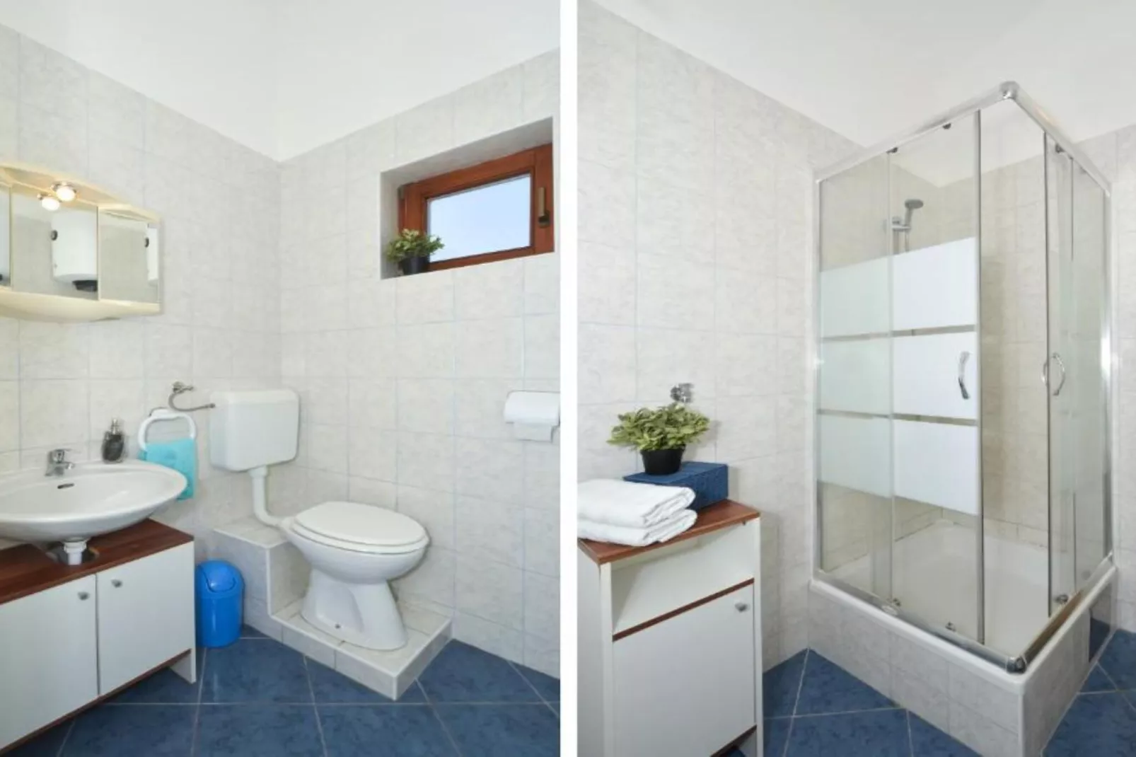 Apartments Nina - One Bedroom Apartment with Balcony A2-Badkamer