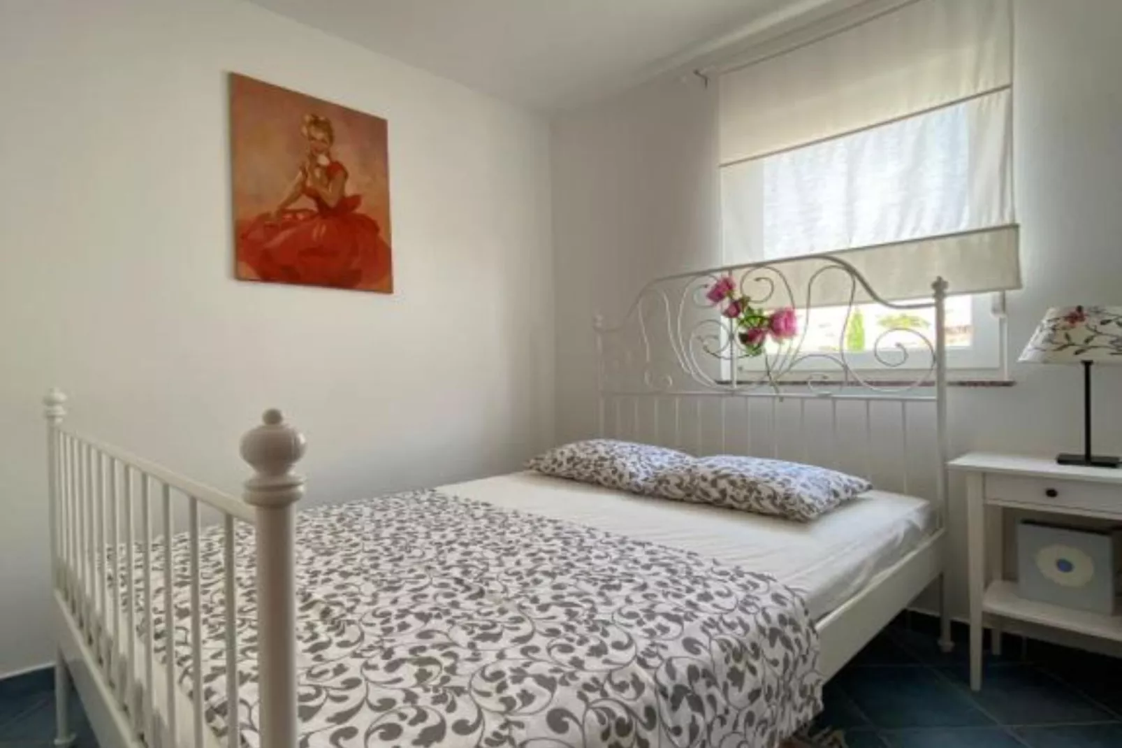 Apartments Lara Rab - One Bedroom Apartment with  Balcony-Slaapkamer
