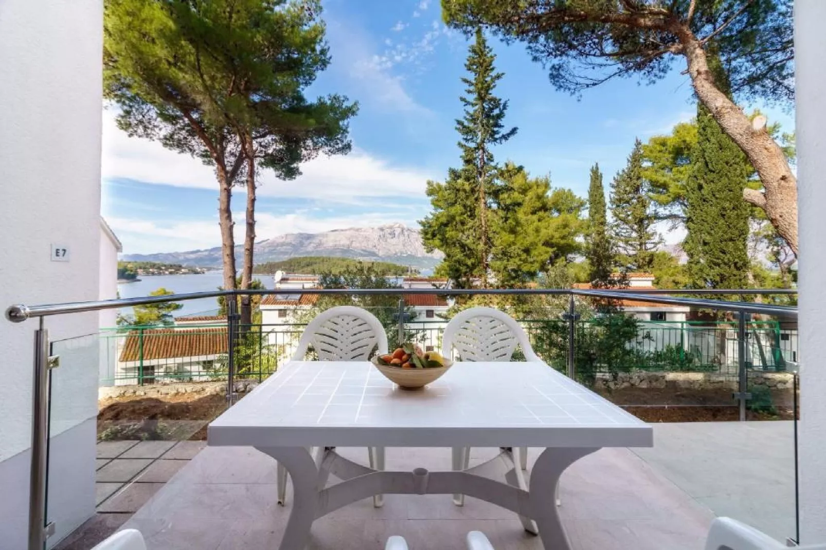 Lumbarda Resort Apartments - Comfort One Bedroom Apartment  C4-Woonkamer