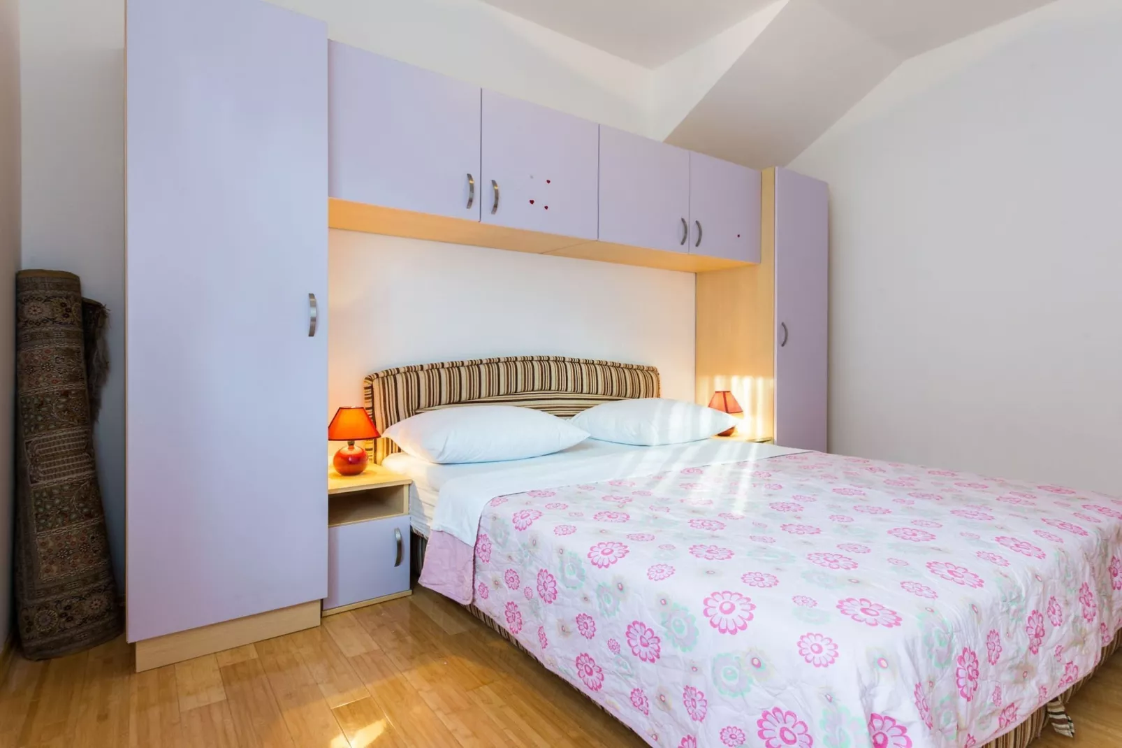 Elegant and Lavish Leisure Apartments Zadar with Outdoor Pool - Standard Two Bedroom Apartment with Terrace (owner Orange)-Slaapkamer