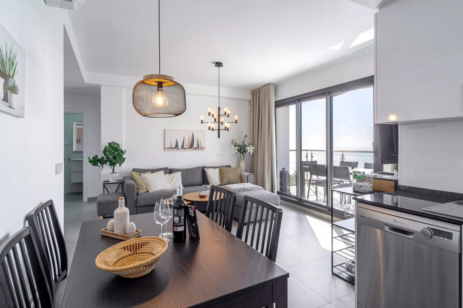Penthouse Balcon del Mar Deluxe 1 by Casasol-Woonkamer